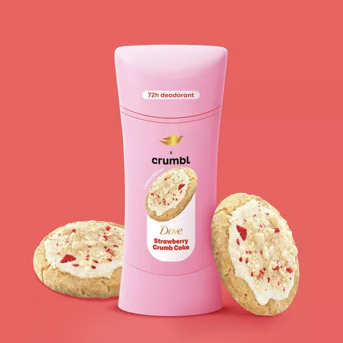 Dove Crumbl Deodorant Stick Crumbl Strawberry Crumb Cake | Desodorante para axilas - Imagen 4