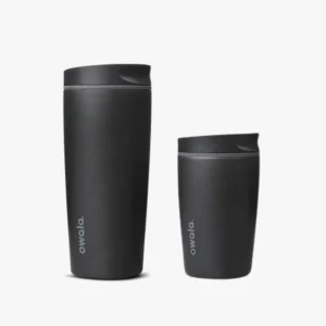 Very Very Dark CERAMIC  SmoothSip Slider Coffee Tumbler | Termo | 20 y 12 oz